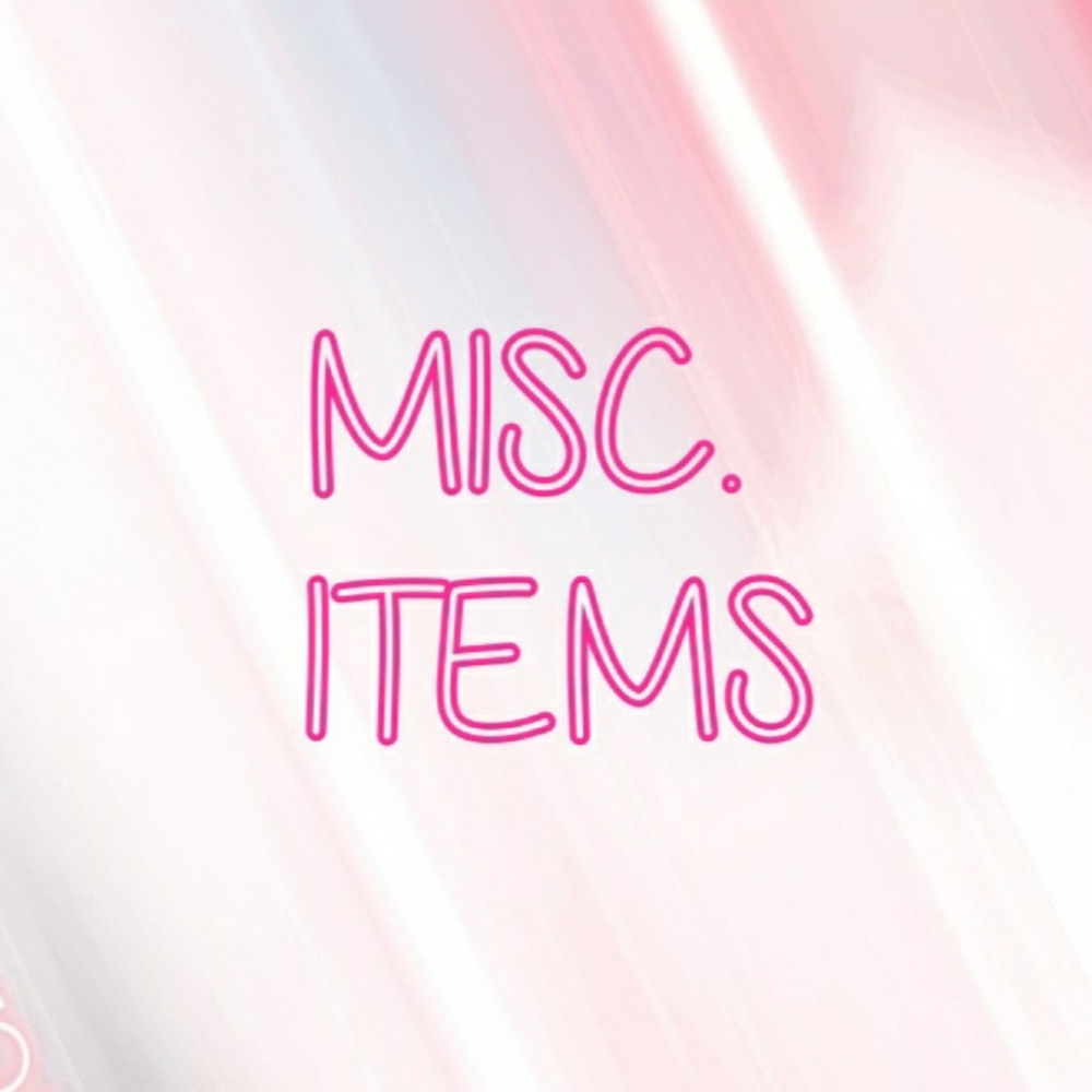 Miscellaneous items--Home